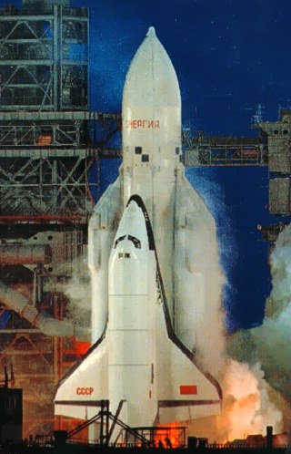Energia launch with the shuttle vehicle Buran Energia launch with the shuttle vehicle Buran